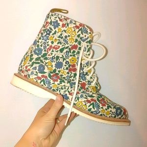 Dr. Martens + Liberty London Evan 14 Eye Boots